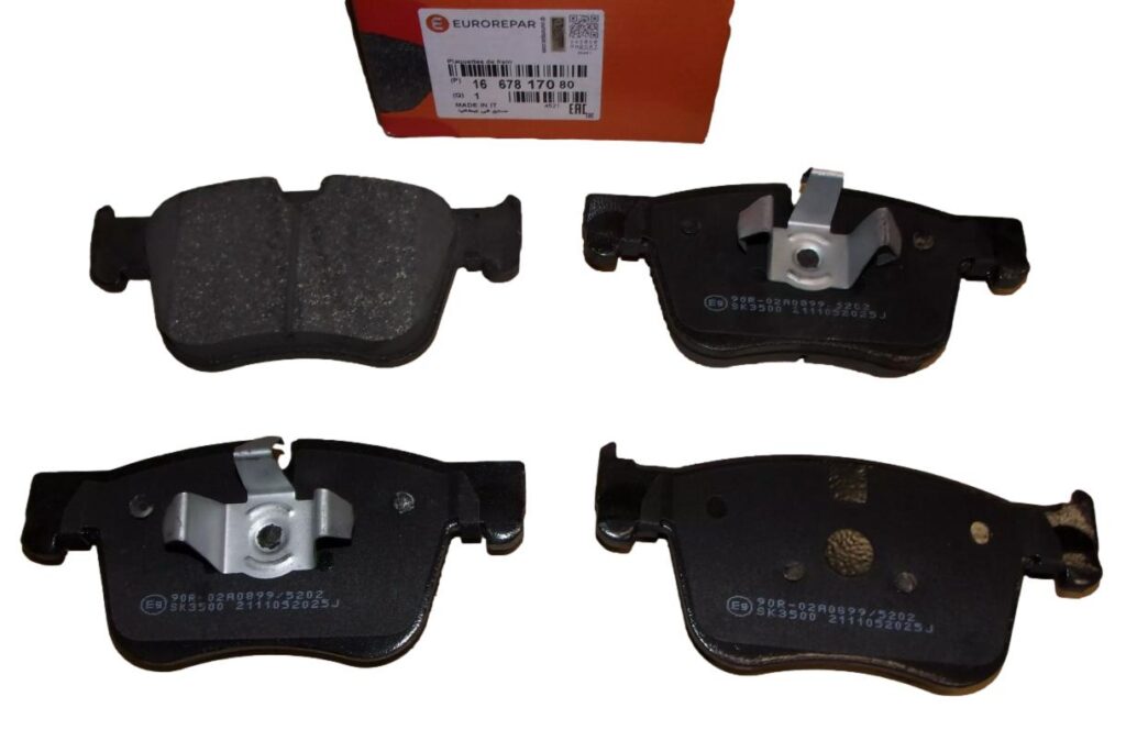 Klocki Hamulcowe Przód Citroen Peugeot 1667817080 Eurorepar 1667817080