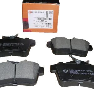 Klocki Hamulcowe Tył Citroen Peugeot 1617272680 Eurorepar 1617272680