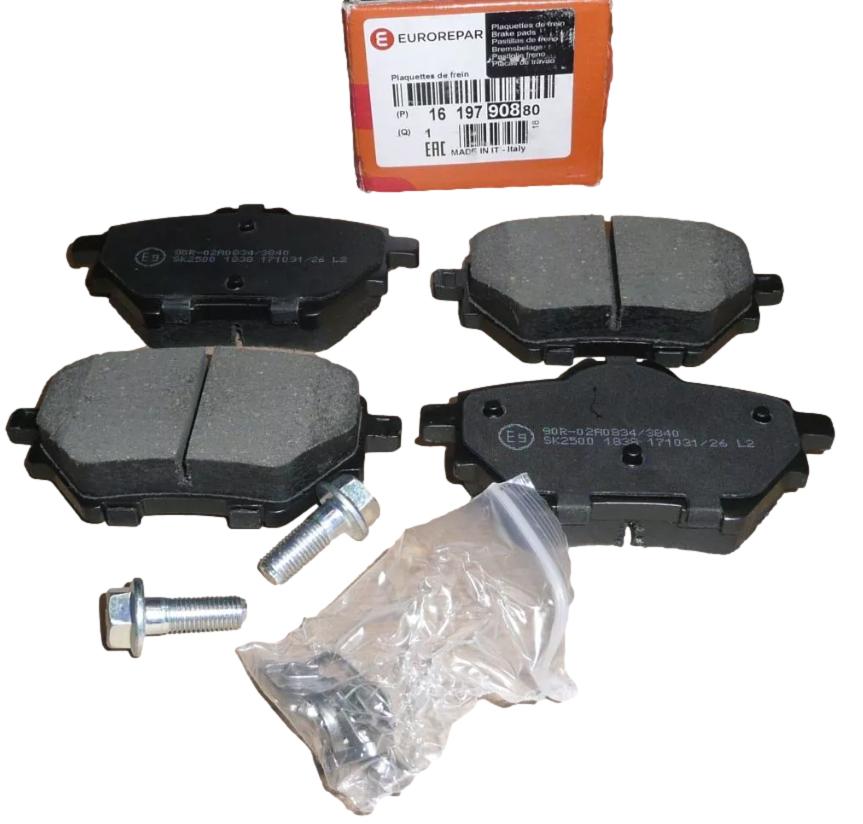 Klocki Hamulcowe Tył Citroen Peugeot 1619790880 Eurorepar 1619790880