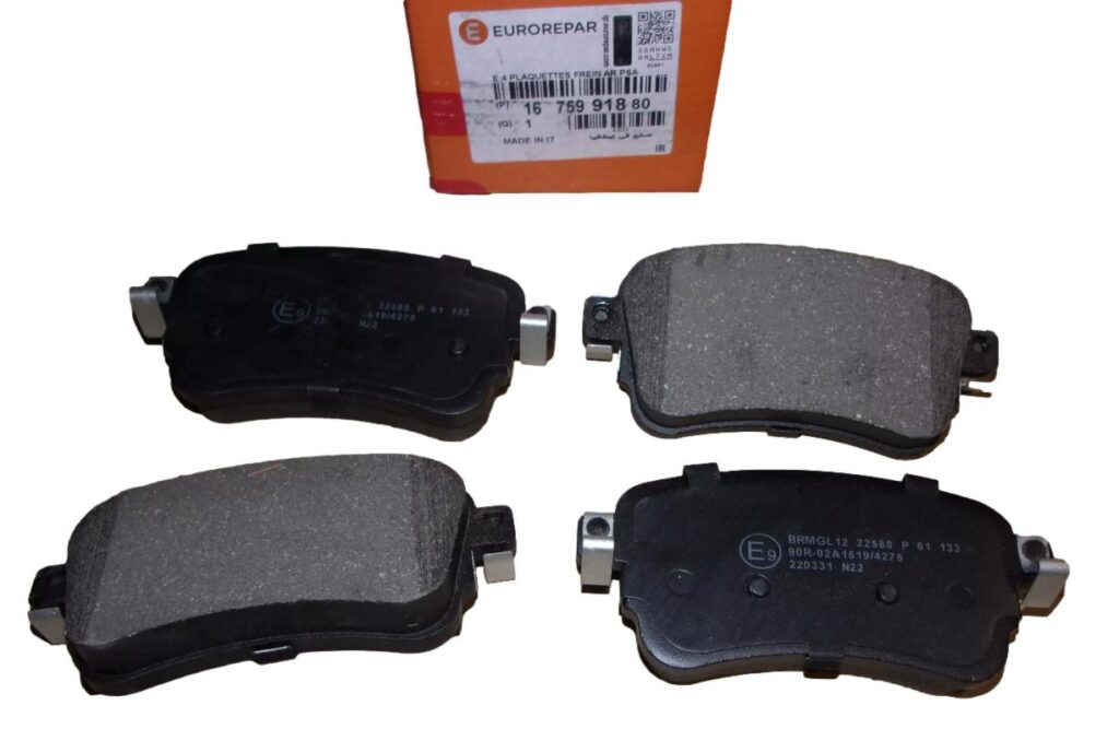 Klocki Hamulcowe Tył Citroen Peugeot 1675991880 Eurorepar 1675991880