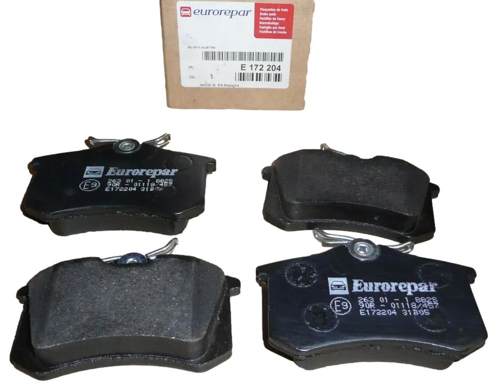 Klocki Hamulcowe Tył Citroen Peugeot E172204 Eurorepar E172204