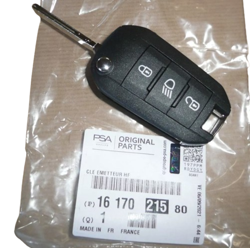 Klucz Citroen Peugeot 1617021580 Oryginał 1617021580