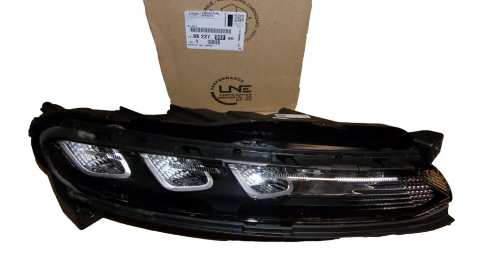 Lampa Jazdy Dziennej Drl Citroen Peugeot 9822790280 Oryginał ORG 9822790280