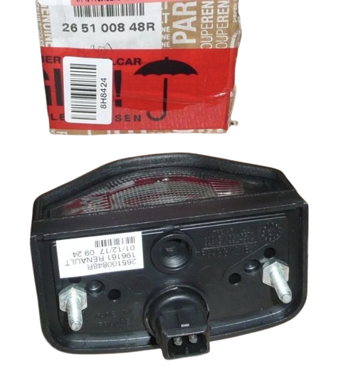 Lampa Tablicy Rejestracyjnej Renault Dacia 265100848R Oryginał 265100848R
