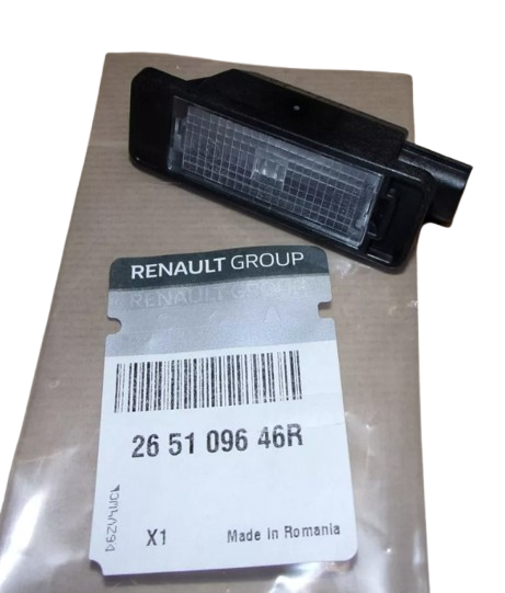 Lampka Tablicy Rejestracyjnej Renault Dacia 265109646R Oryginał ORG 265109646R