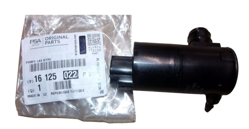 Pompka Spryskiwaczy Citroen Peugeot 1612502280 Oryginał 1612502280