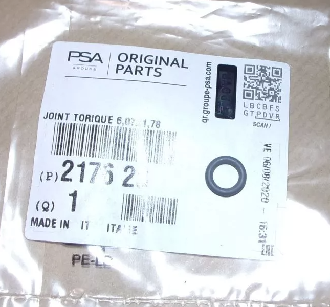 Uszczelka Przewodu Sprzęgła Citroen Peugeot 217628 Oryginał ORG 217628