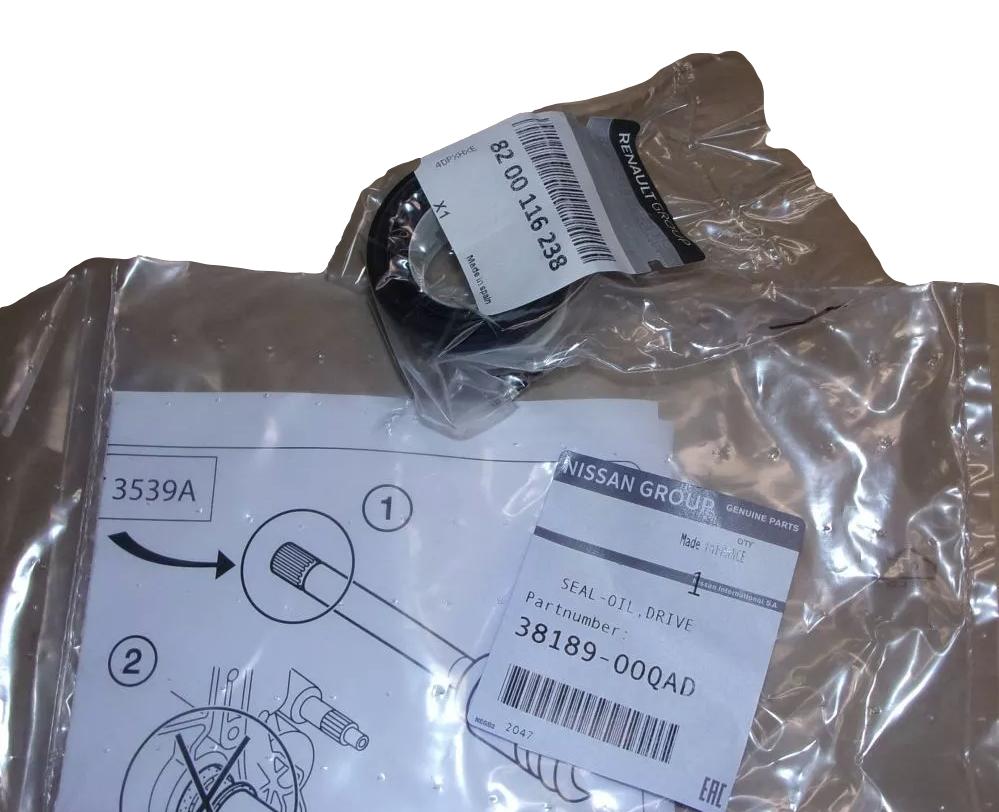 Uszczelniacz Półosi Renault Dacia 3818900Qad Oryginał 3818900QAD