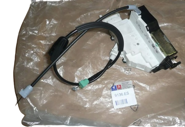 Zamek Drzwi Prawy Przód Citroen Peugeot 9136Es Oryginał ORG 9136ES