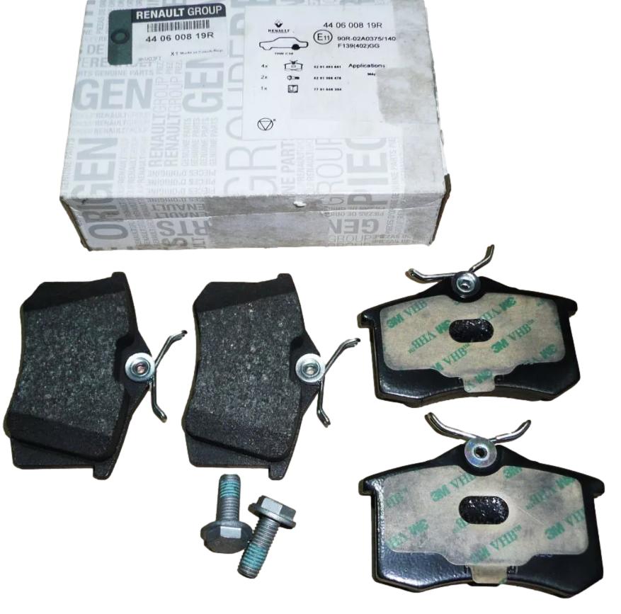 Klocki Hamulcowe Tył Renault 440600819R Oryginał 440600819R