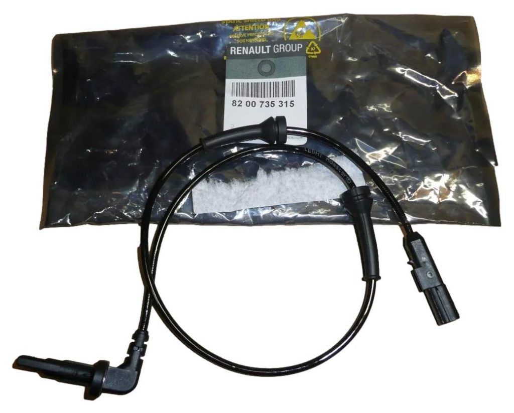 Czujnik ABS Tył Renault Dacia 8200735315 Oryginał 8200735315