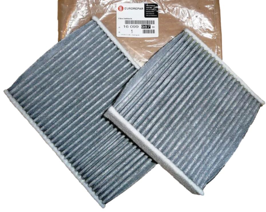 Filtr Kabinowy Węglowy Citroen Peugeot 1609998780 Eurorepar EURO 1609998780