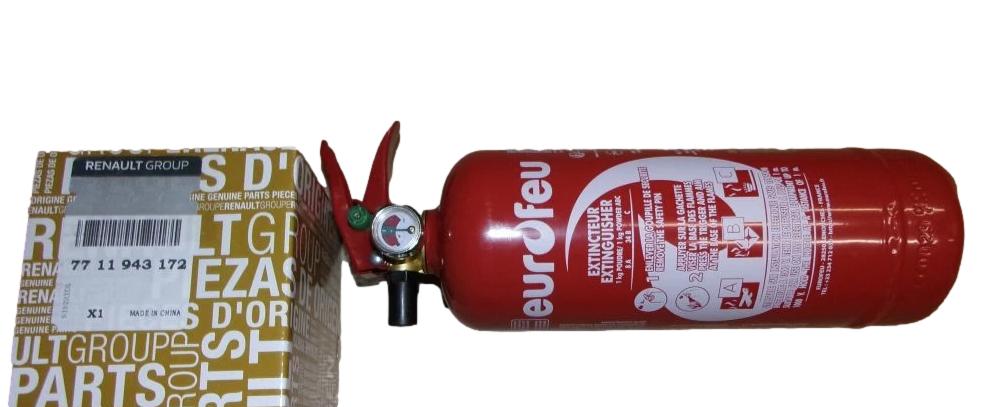 Gaśnica 1Kg Renault Dacia 7711943172 Oryginał 7711943172