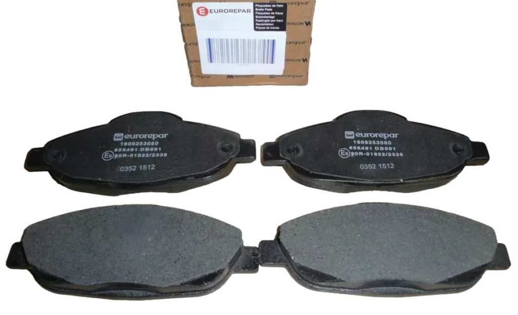 Klocki Hamulcowe Citroen Peugeot 1617270080 Eurorepar EURO 1617270080