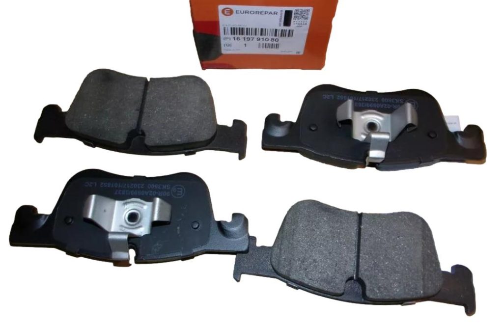 Klocki Hamulcowe Citroen Peugeot 1619791080 Eurorepar EURO 1619791080