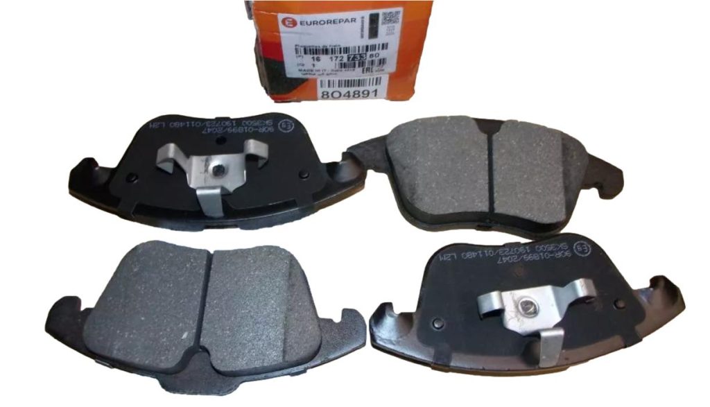 Klocki Hamulcowe Przód Citroen Peugeot 1617273380 Eurorepar EURO 1617273380