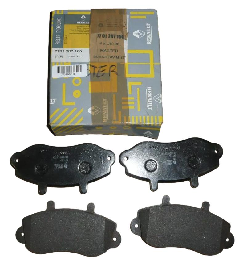 Klocki Hamulcowe Przód Renault Dacia 7701207166 Oryginał 7701207166