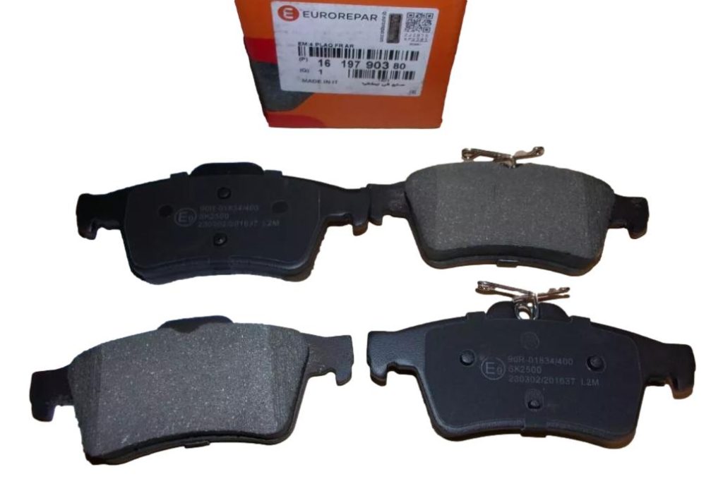 Klocki Hamulcowe Tył Citroen Peugeot 1619790380 Eurorepar EURO 1619790380