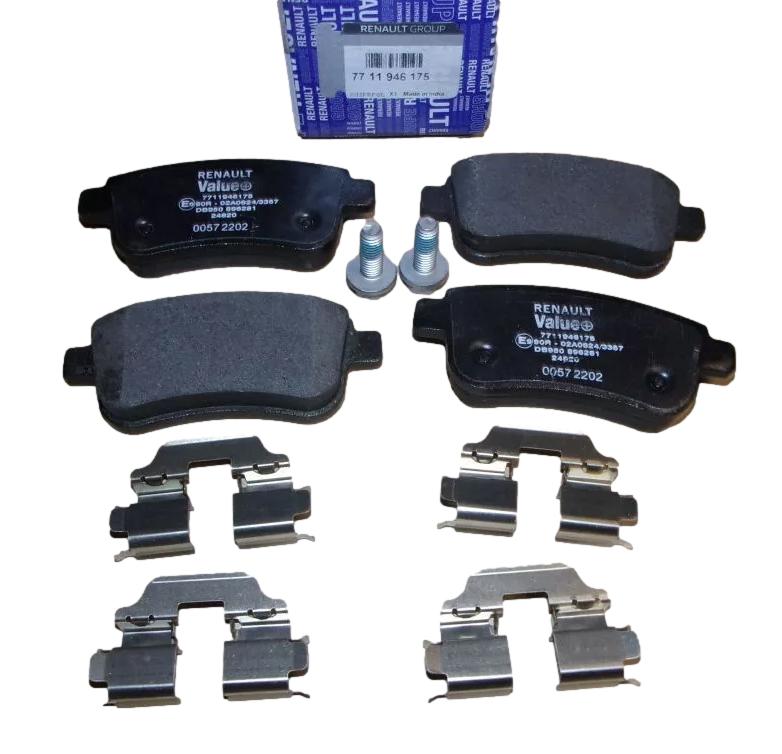 Klocki Hamulcowe Tył Renault Dacia 7711946175 Oryginał 7711946175