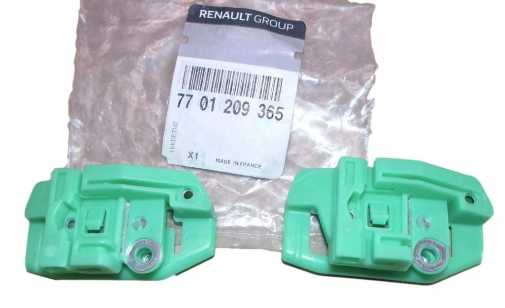 Mocowanie Spinka Ślizg Szyby Renault Dacia 7701209365 Oryginał 7701209365