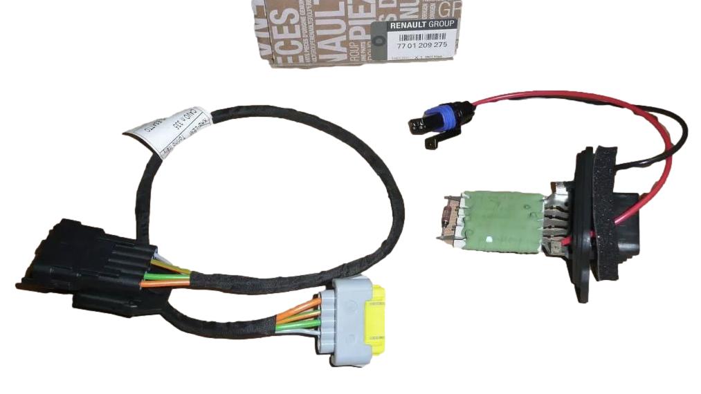 Opornica Rezystor Dmuchawy Renault Dacia 7701209275 Oryginał 7701209275