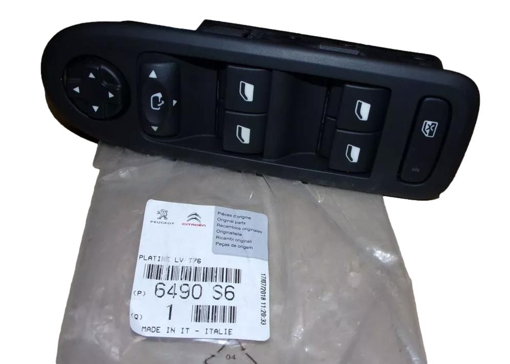 Panel Otwierania Szyb 6490S6 Citroen Peugeot Oryginał 6490.S6