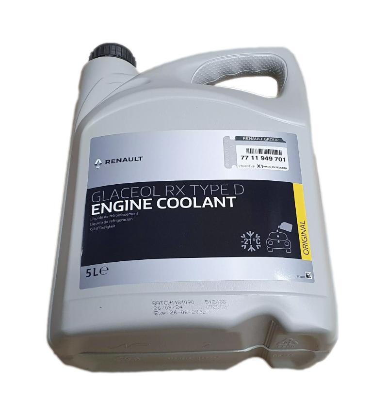 Płyn Chłodniczy 5L -21°C Renault Dacia 7711949701 Oryginał 7711949701