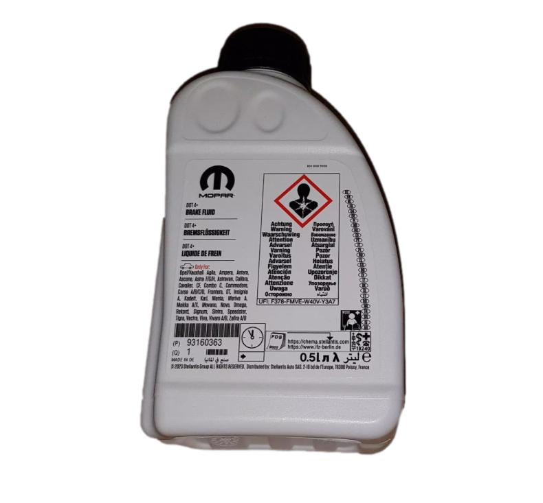 Płyn Hamulcowy 500 ml Opel 93160363 Oryginał 93160363
