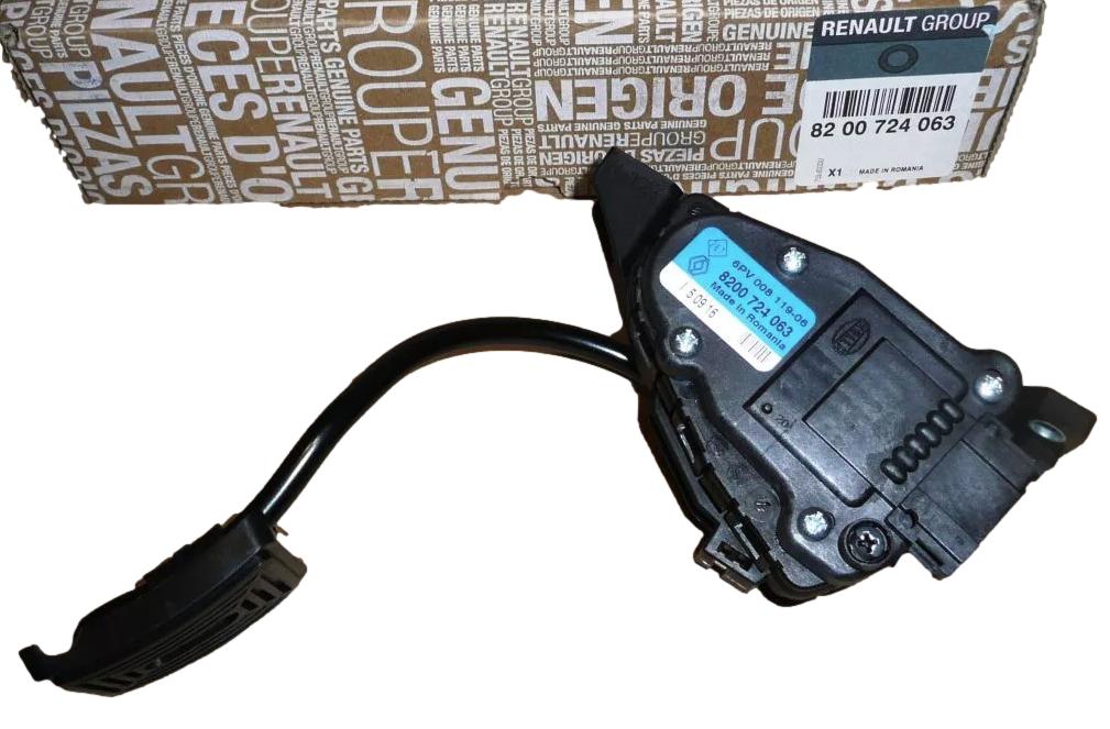 Potencjometr Pedału Gazu Renault Dacia 8200724063 Oryginał 8200724063