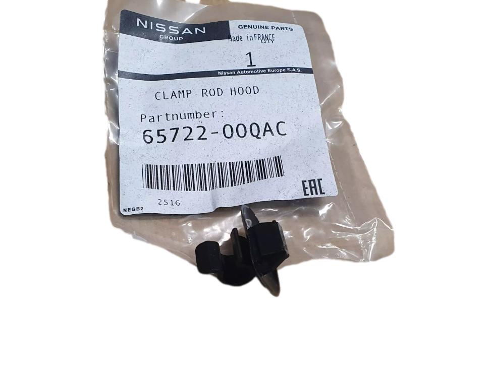 Spinka Podpory Maski Renault Nissan 6572200QAC Oryginał 6572200QAC