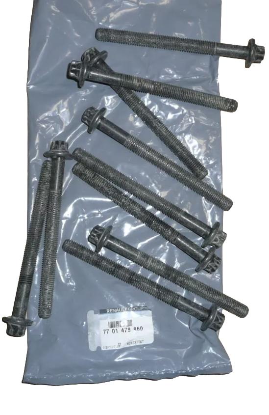 Śruby Głowicy Renault Dacia 7701478860 Oryginał 7701478860