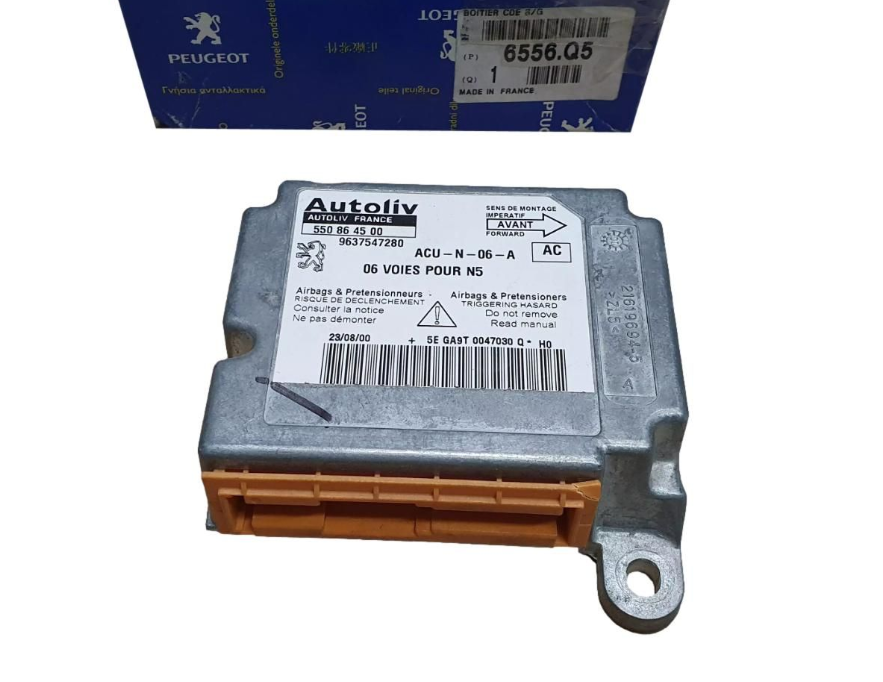 Sterownik Airbag Moduł 6556Q5 Oryginał Citroen Peugeot 6556.Q5
