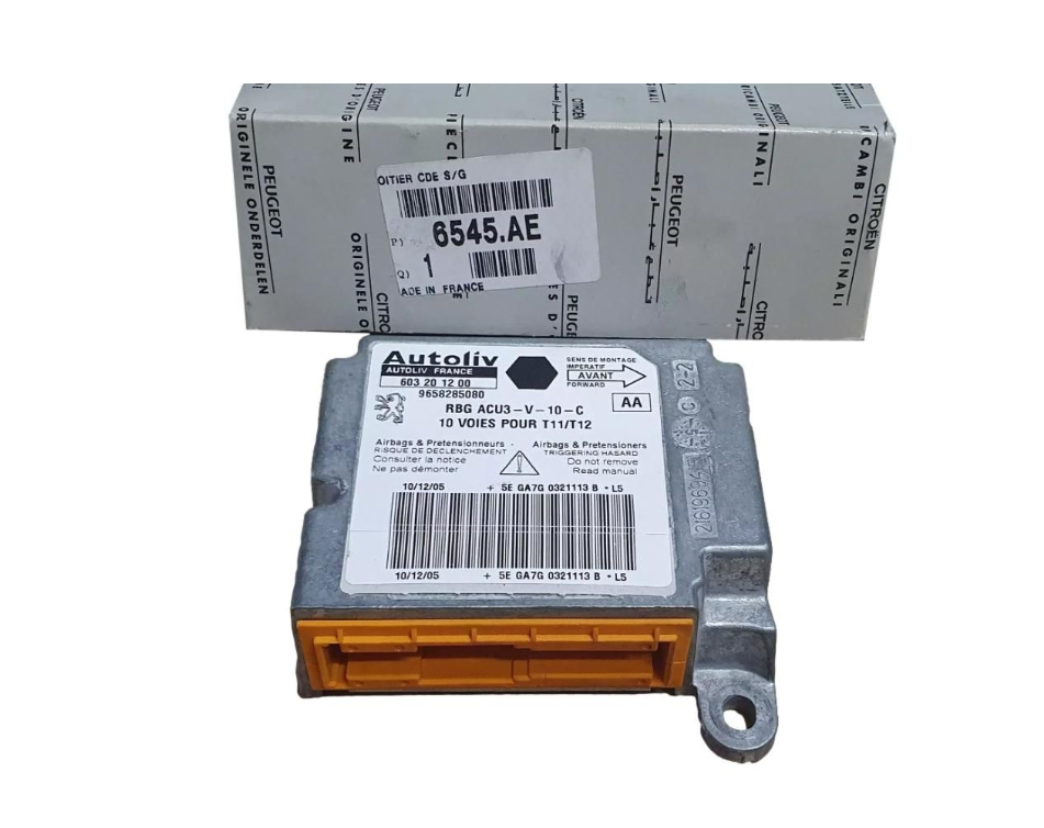 Sterownik Moduł Airbag 6545AE Oryginał Citroen Peugeot 6545.AE