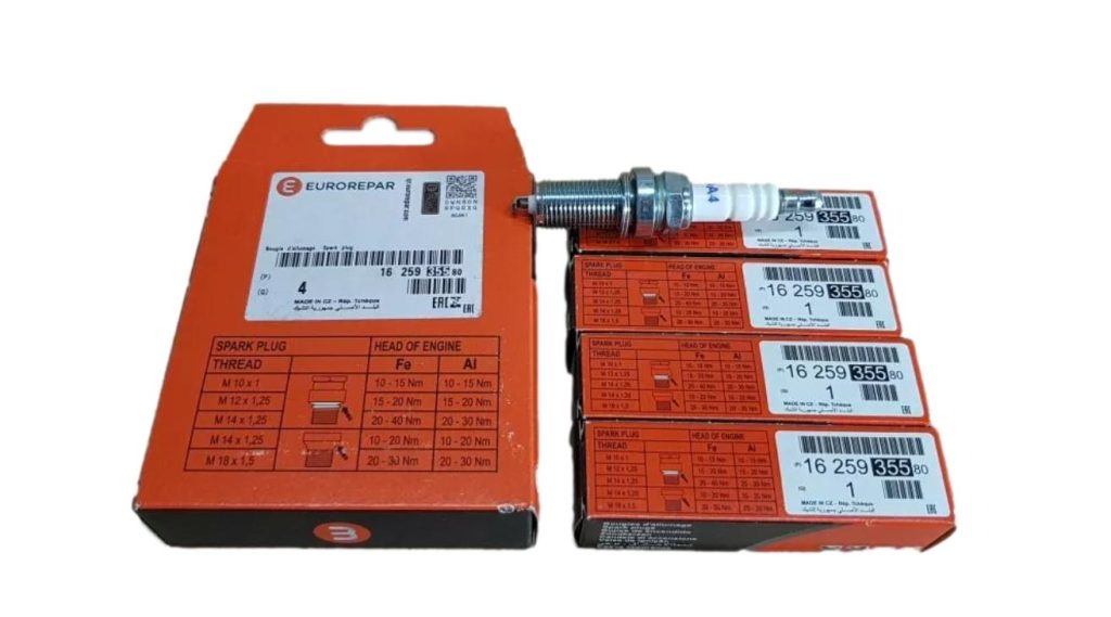 Świeca Zapłonowa Citroen Peugeot 1625935580 Eurorepar EURO 1625935580