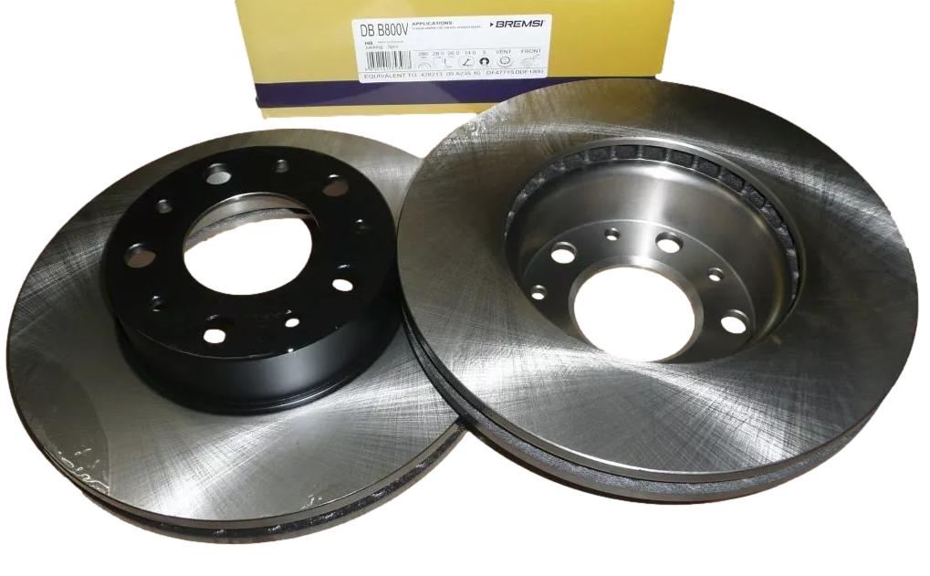 Tarcza Hamulcowa Przód 4249K2 Citroen Peugeot Bremsi BRE DBB800V