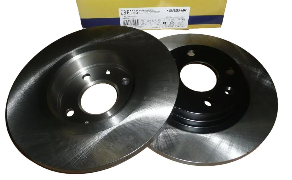 Tarcza Hamulcowa Przód 7701208252 Renault Dacia Bremsi BRE DBB502S