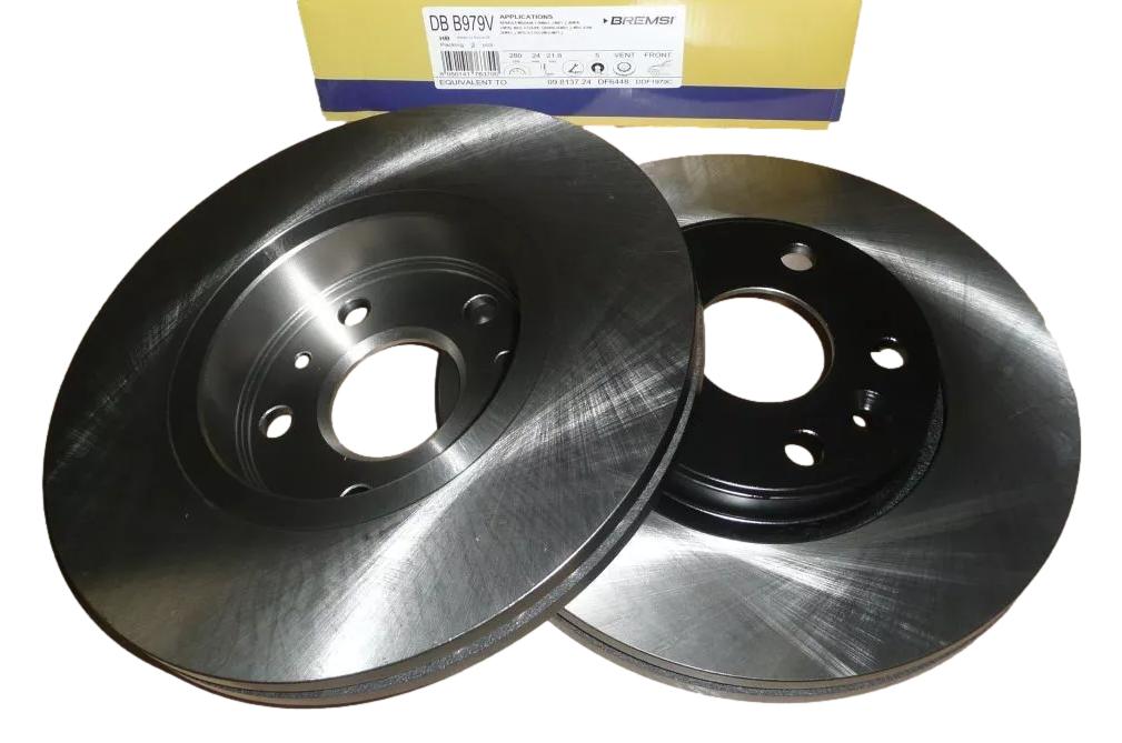 Tarcza Hamulcowa Przód 7701208848 Renault Dacia Bremsi BRE DBB979V