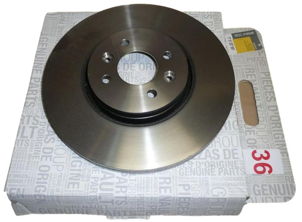 Tarcza Hamulcowa Przód Renault Dacia 7701207897 Oryginał 7701207897