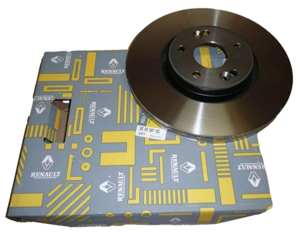 Tarcza Hamulcowa Przód Renault Dacia 8200007122 Oryginał 8200007122