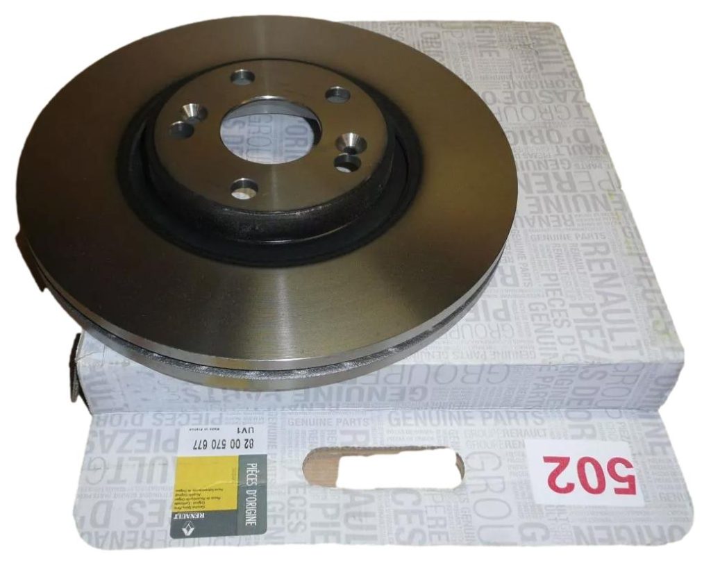 Tarcza Hamulcowa Przód Renault Dacia 8200570677 Oryginał 8200570677