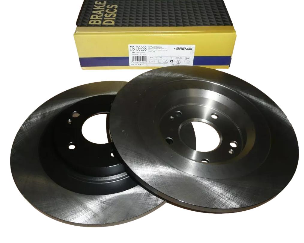 Tarcza Hamulcowa Tył 1609901080 Citroen Peugeot Bremsi BRE DBC652S