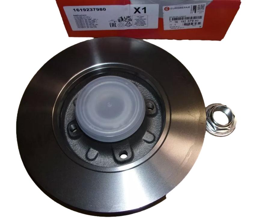 Tarcza Hamulcowa Tył 1619237980 Citroen Peugeot Eurorepar 1619237980
