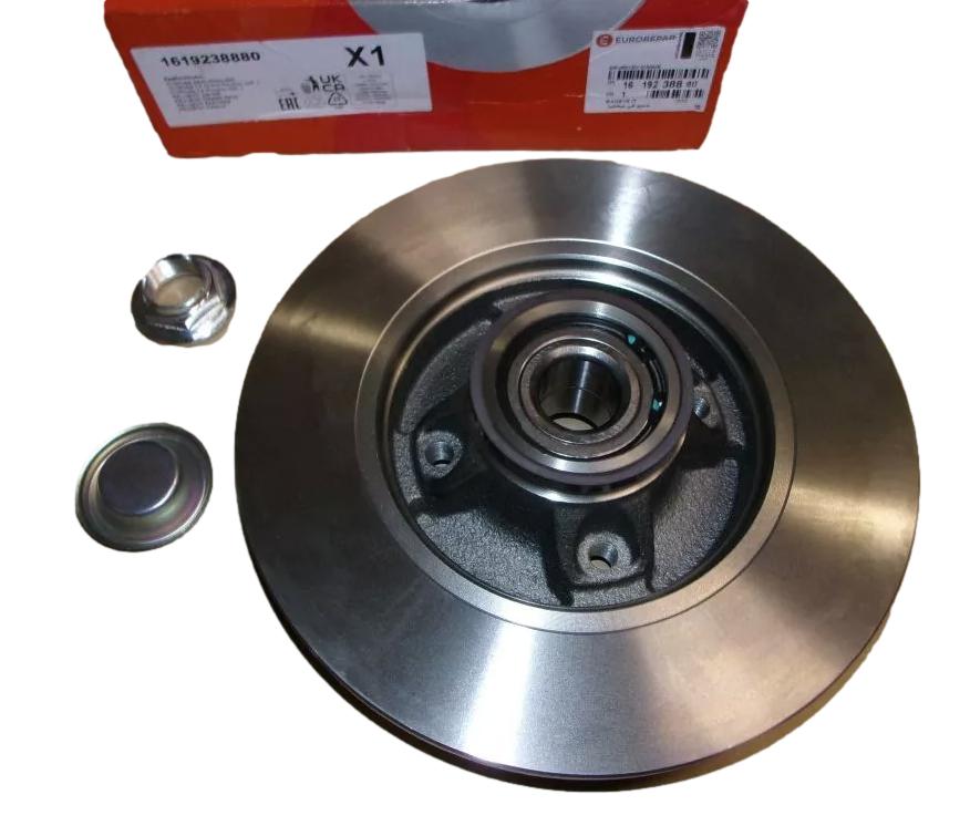 Tarcza Hamulcowa Tył 1619238880 Citroen Peugeot Eurorepar 1619238880