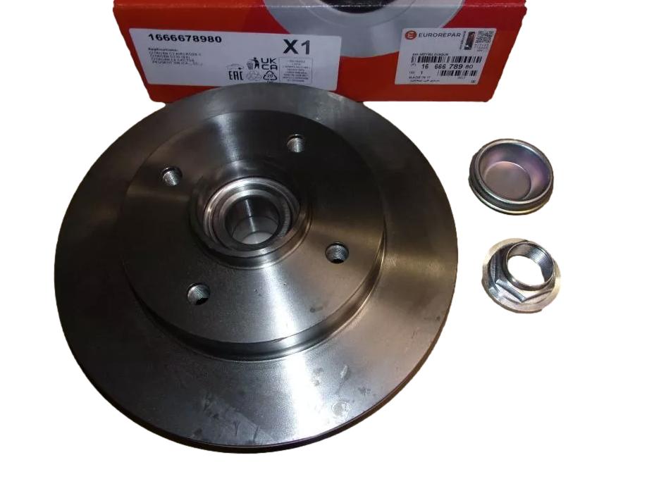 Tarcza Hamulcowa Tył 1623835180 1666678980 Citroen Peugeot Eurorepar 1666678980