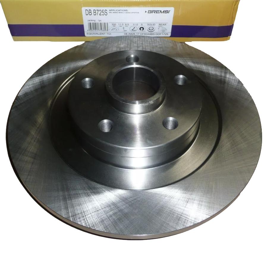 Tarcza Hamulcowa Tył 402020003R Renault Dacia Bremsi BRE DBB725S