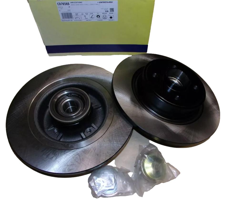 Tarcza Hamulcowa Tył 7701208230 Renault Dacia Bremsi BRE CD7656S