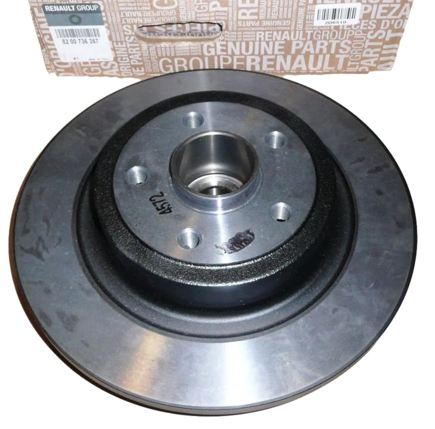 Tarcza Hamulcowa Tył Renault Dacia 8200736267 Oryginał 8200736267