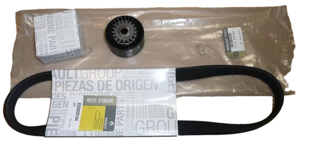 Zestaw Paska Napędu Renault Dacia 7701478932 Oryginał 7701478932