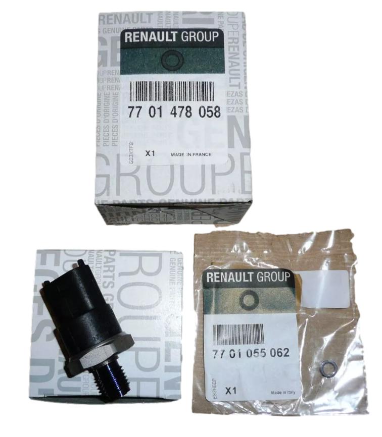 Czujnik Ciśnienia Paliwa Renault Dacia 7701478058 Oryginał ORG 7701478058