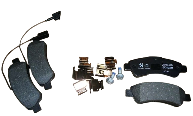 Klocki Hamulcowe Citroen Peugeot 1694021980 Oryginał ORG 1694021980